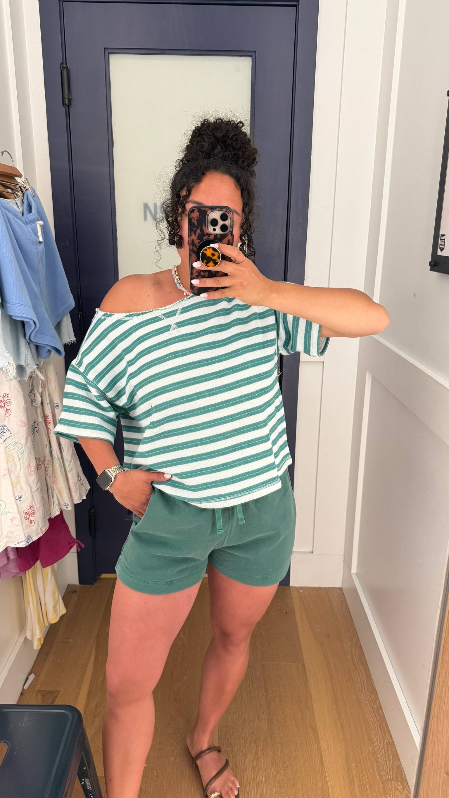 American Eagle lounge look! I love this short-sleeve sweatshirt and cozy shorts. 

 #LTKootd #LTKmomlife #LTKSeasonal