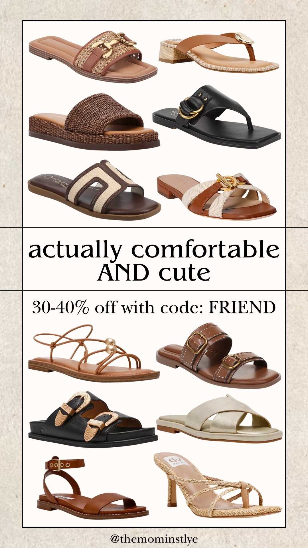 code: FRIEND for 30-40% all shoes at Macy’s!!

#LTKSeasonal #LTKmomlife #LTKSaleAlert