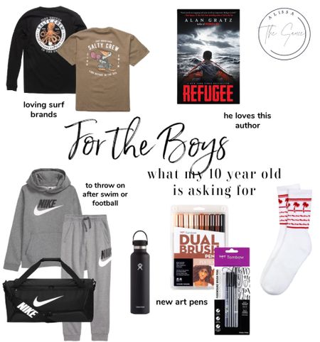 Gifts for Boys
What to buy a 10-12 year old boy
Cool socks, books, surf brands, gifts for the athletes 

#LTKGiftGuide #LTKkids #LTKHoliday