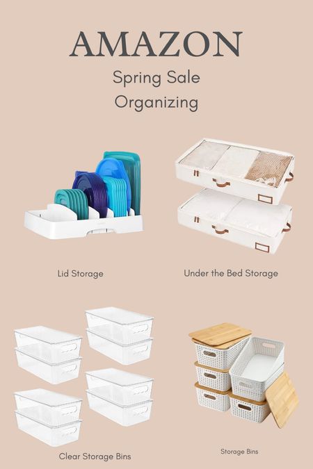 Amazon Spring Sale! 

Organizing, kitchen organizing, home organizing, storage bins, stackable bins, clean bins, under bed storage, storage, bedroom organizing 

#LTKfamily #LTKhome #LTKkids