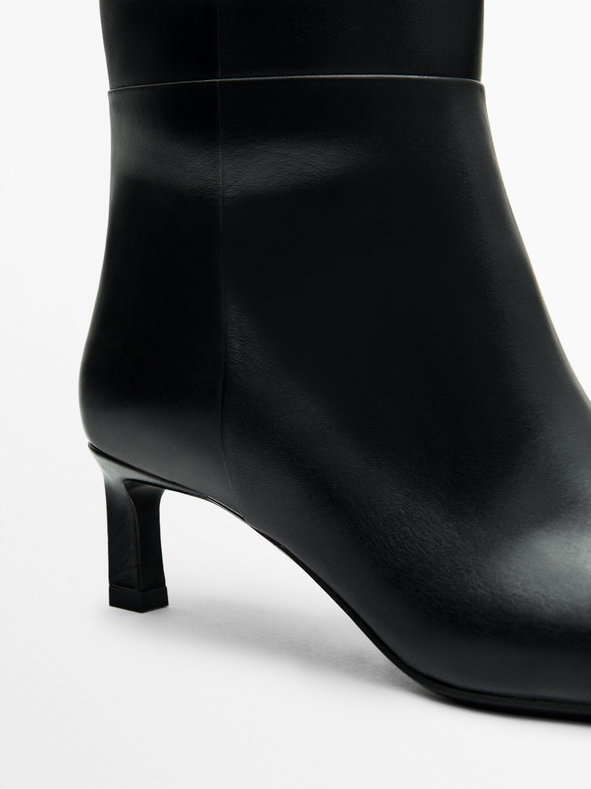 Low-heel boots | Massimo Dutti UK