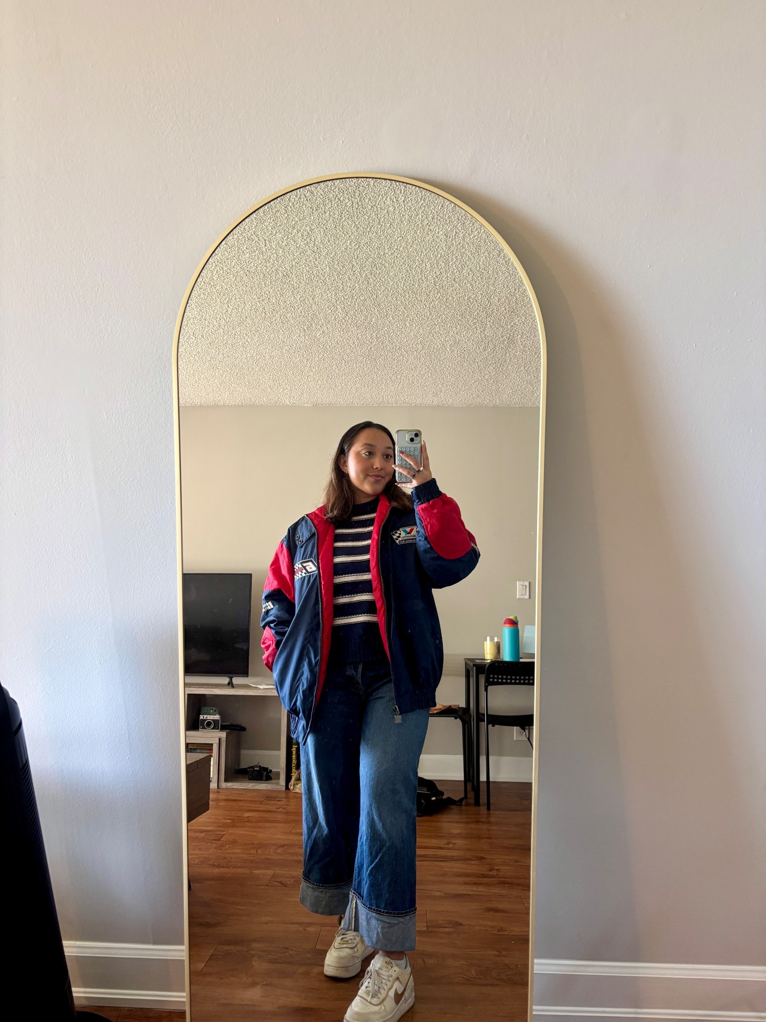 Sweater weather is back for the week. Had to pull out my favorite striped sweater from @American Eagle Outfitters 

#LTKgrwm #LTKSeasonal #LTKootd