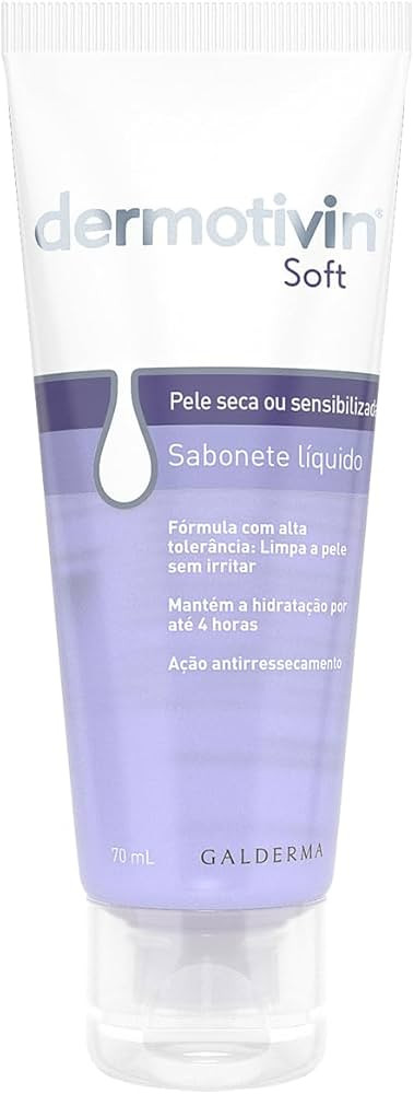 Dermotivin Sabonete Líquido Facial Pele Seca Ou Sensibilizada Soft 70ml | Amazon (BR)