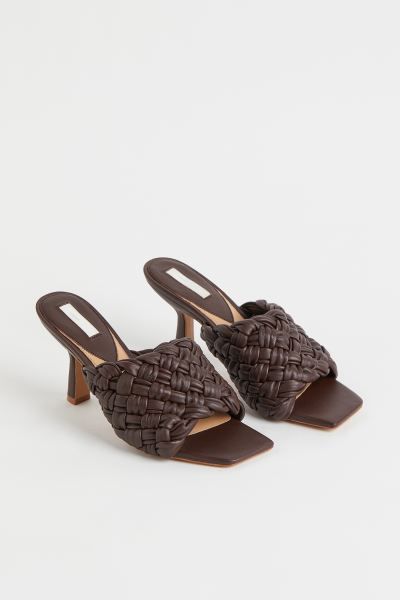 Leather Slip-on Sandals | H&M (US + CA)