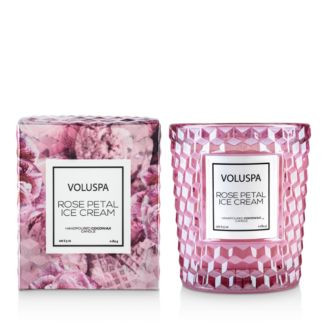 Rose Petal Ice Cream Embossed Glass Candle 6.5 oz. | Bloomingdale's (US)