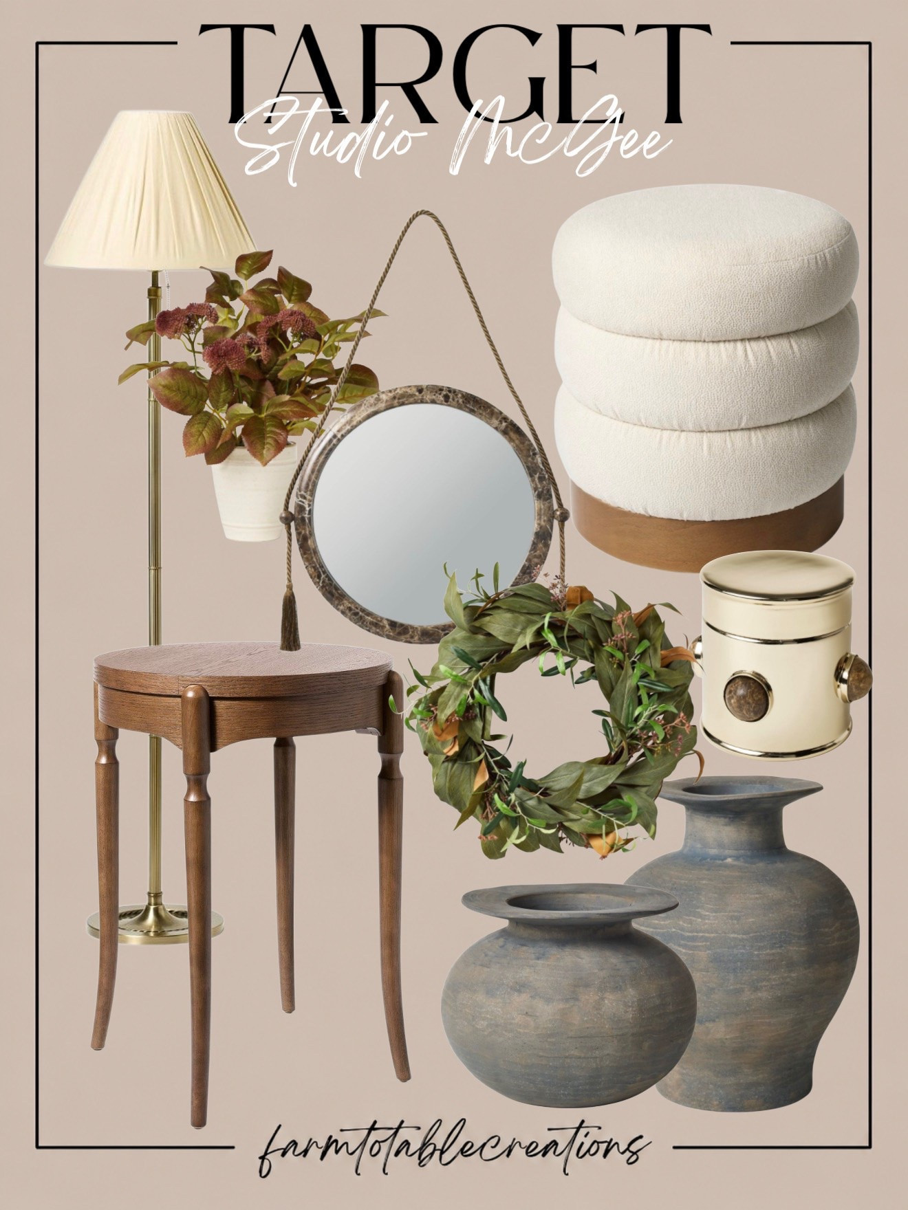 New Studio McGee Finds I’m Currently Obsessed With 🤍✨

These Studio McGee pieces from Target are giving cozy designer-home vibes without the designer price tag 👏 From the warm wood accents and vintage-inspired mirror to the soft boucle textures and earthy pottery, every item feels timeless, collected, and effortlessly elevated. Perfect for refreshing a bedroom, entryway, or cozy corner for summer 🌿

Linking all my favorite Studio McGee finds from Target on LTK 🕯️

Follow @farmtotablecreations on Instagram for more cozy home finds and elevated everyday decor ✨

#LTKHome #StudioMcGee #TargetHome #TargetFinds #NeutralDecor #ModernFarmhouse #HomeDecorFinds #CozyHome #InteriorStyling #WarmMinimalism #DesignerLookForLess #HomeInspo #OrganicModern #LTKStyle #HomeRefresh

#LTKSeasonal #LTKHome
