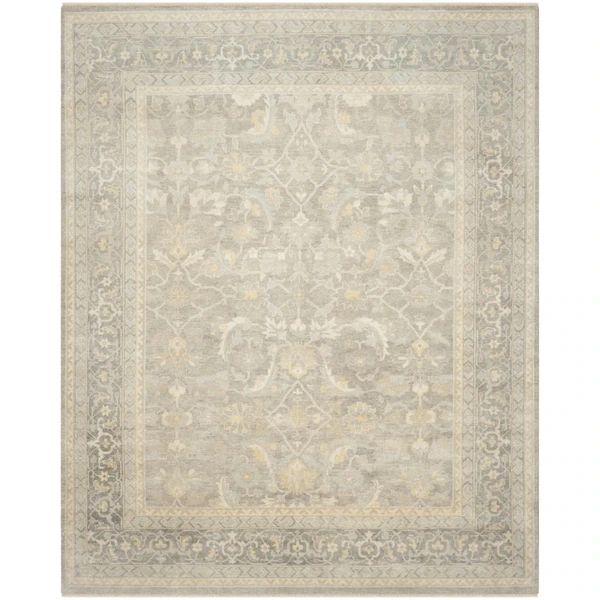 Safavieh Couture Hand-Knotted Sultanabad Traditional Grey Wool Rug - 9' x 12' | Bed Bath & Beyond