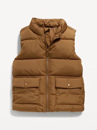 Unisex Frost-Free Water-Resistant Puffer Vest for Toddler | Old Navy (CA)