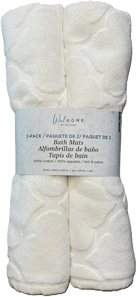 Bath Mats - 2 Pack (White) | Amazon (US)