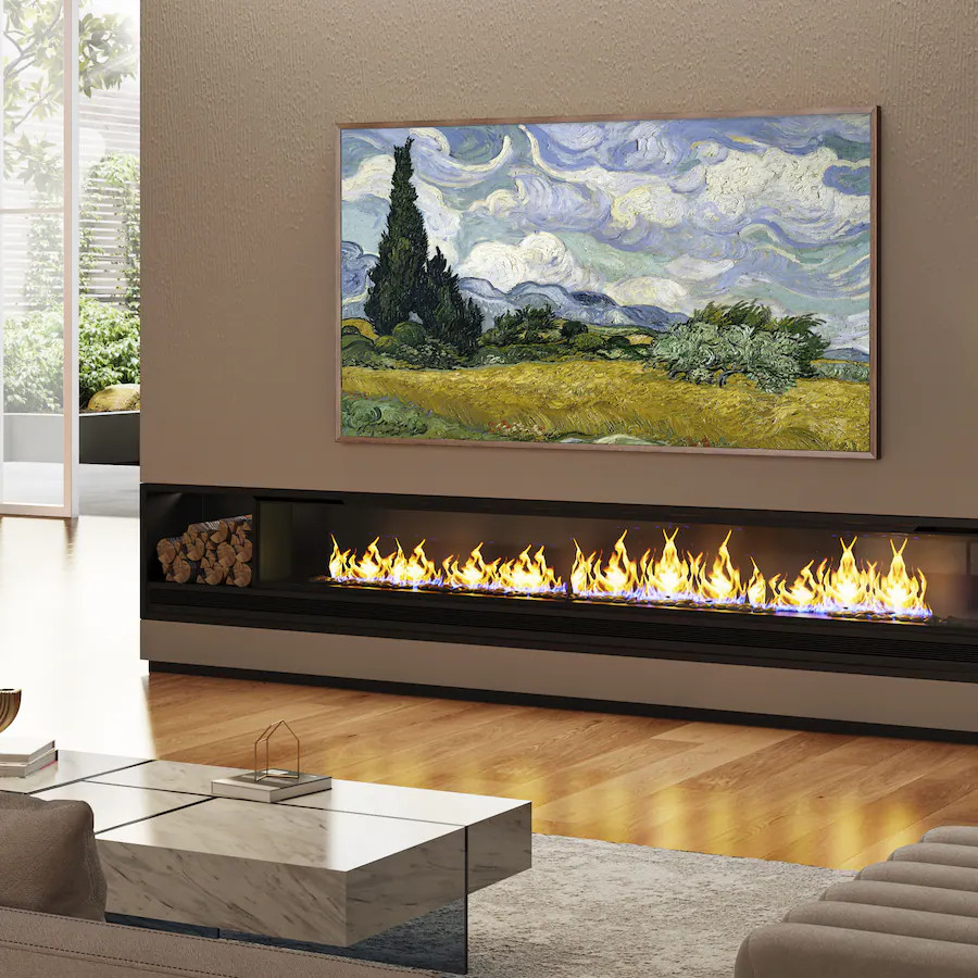 Hisense - 55" Class S7 Series CanvasTV 4K QLED TV with Hi-Matte Display and UltraSlim Wall Mount ... | Best Buy U.S.