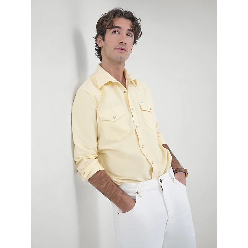 Mens x JCrew Oxford Western Shirt | Lee Jeans
