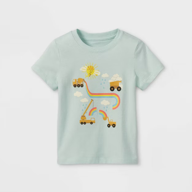 Toddler Boys' Printed Graphic Short Sleeve T-Shirt - Cat & Jack™ | Target