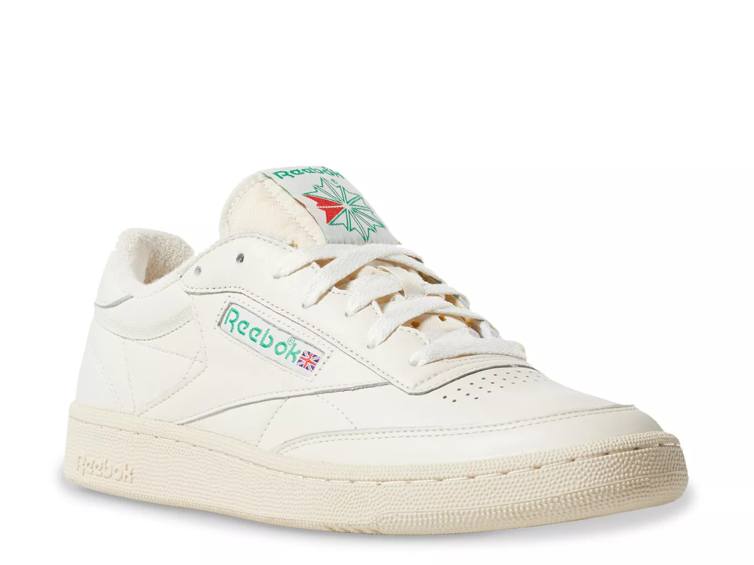 Reebok Club C 85 Vintage Sneaker Men's | Men | Women's | White/Green | Size 8.5 | Sneakers | DSW