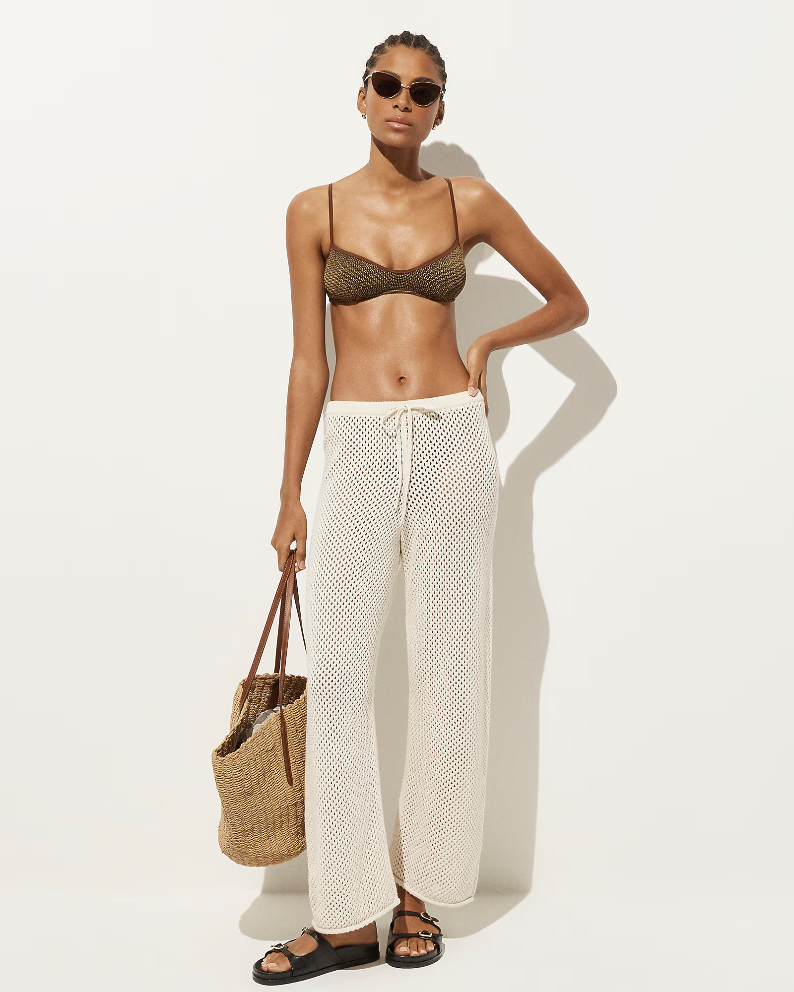 Crochet beach pant in cotton | J. Crew US