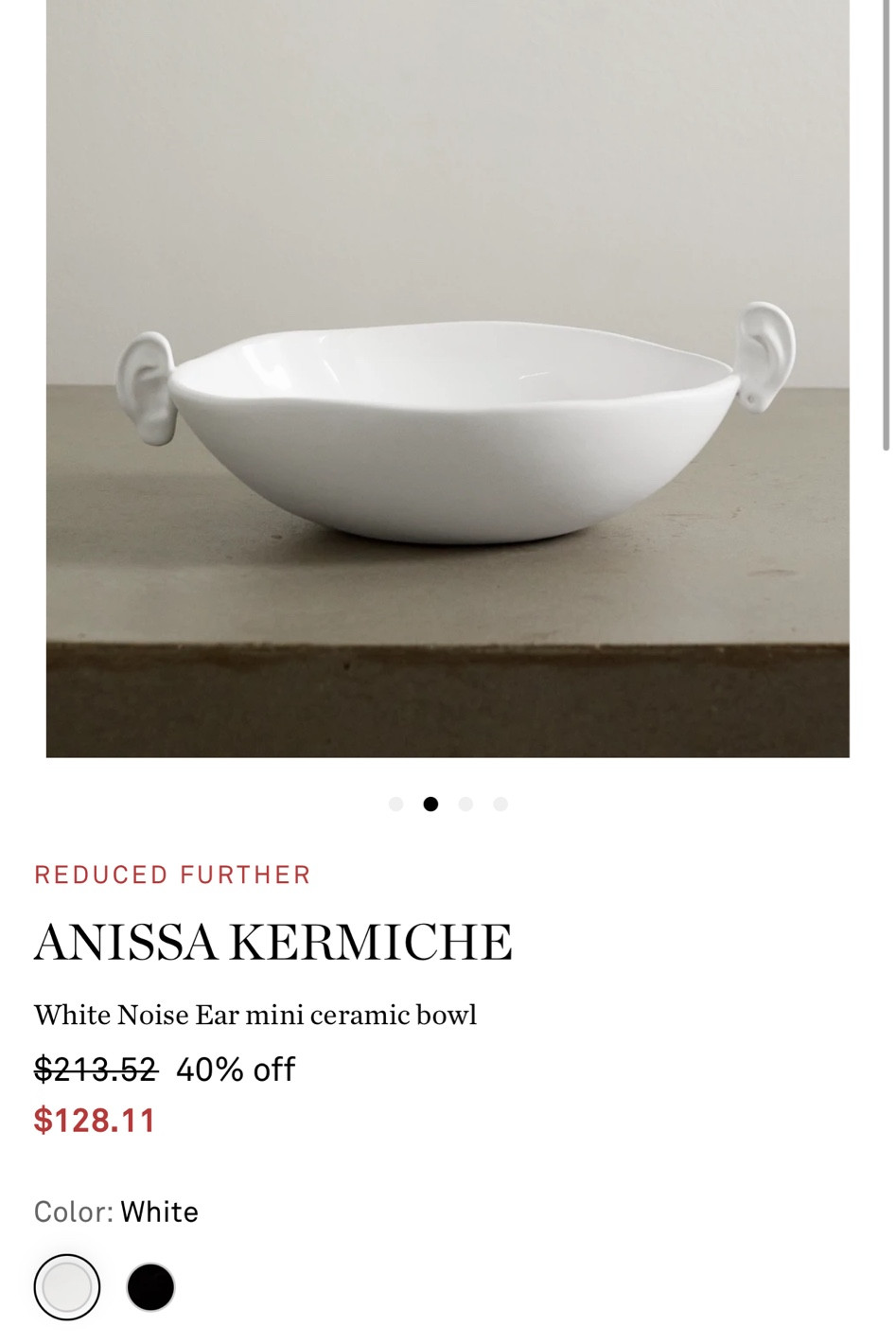 Home Decor on Sale: Anissa Kermiche Ear Bowl

#LTKaustralia #LTKsalealert #LTKhome