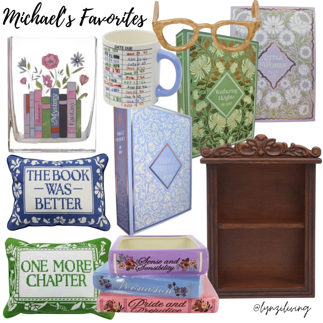 Michael’s Favorites

Literary decor, book decor, bookworm, bookish, book vase, glass vase, book throw pillow, reading throw pillow, reading decor, book nook, stacked book vase, book box, classic literature, book mug, library card mug, glasses decor, mini bookshelf, Wuthering Heights, pride and prejudice, little women

#LTKFindsUnder100 #LTKFindsUnder50 #LTKHome
