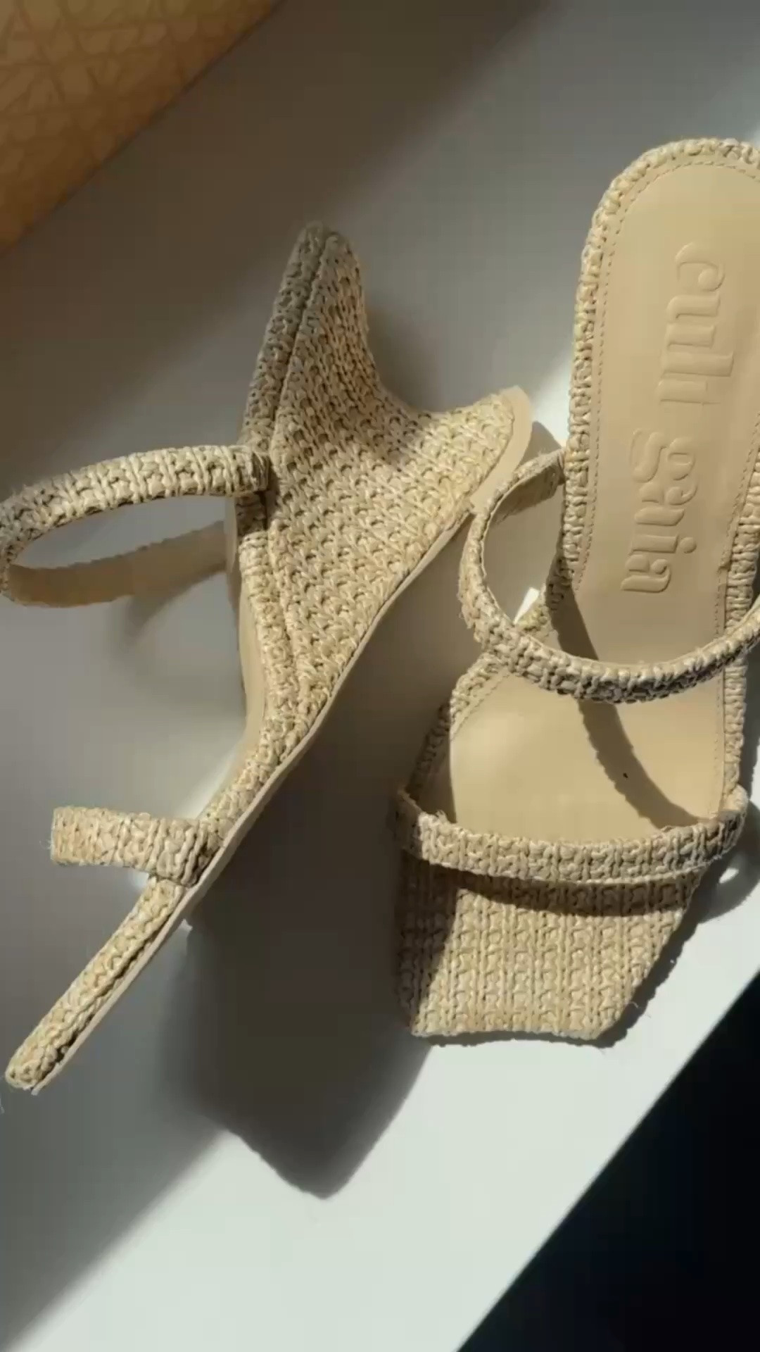 These summer sandals from Cult Gaia are everything!! ☀️