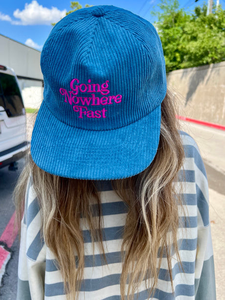 Going No Where Fast Embroidered Cord Hat | Ascot + Hart
