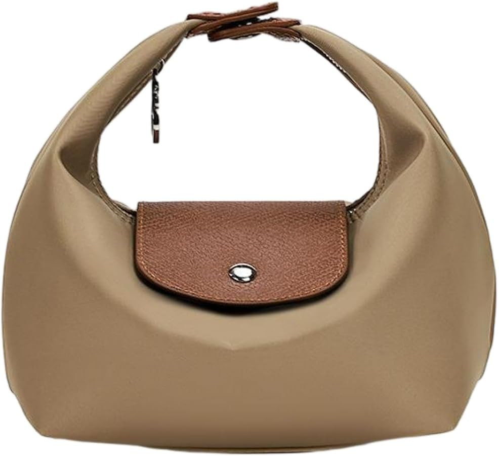 Women's Nylon Dumpling Bag, Multifunctional Double Shoulder Strap Underarm Bag, Zipper Closure Sh... | Amazon (US)