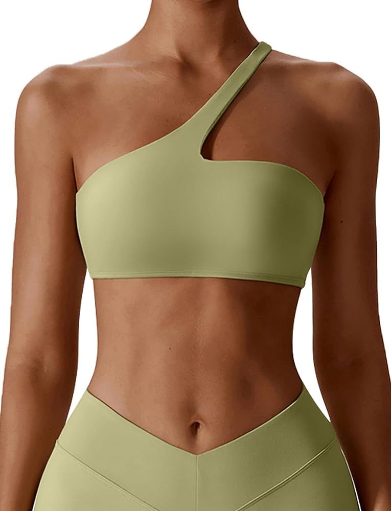 SEAUR Womens Padded Sport Bras Wireless Seamless Stretchy Cropped Bralettes Breathable Lightweight Backless Workout Tops | Amazon (CA)
