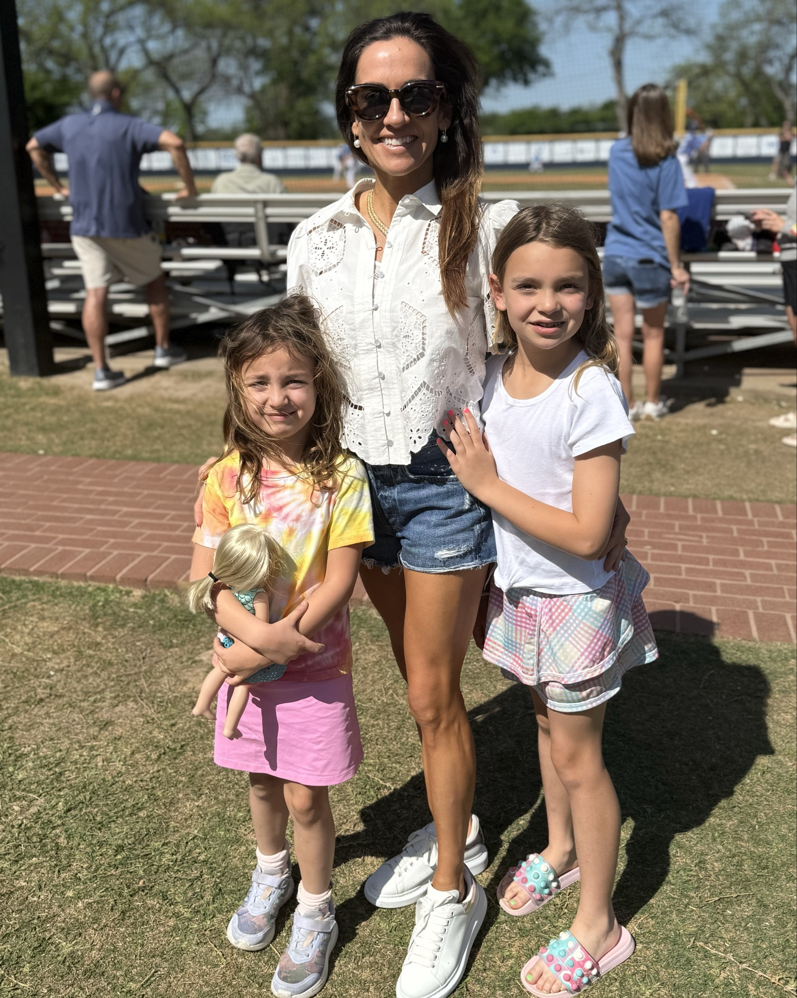Saturday morning baseball game! I love this too but it is sold out, I linked one from my other favorite brand! Also these earrings are $10! Love having ones I am not worried about losing!