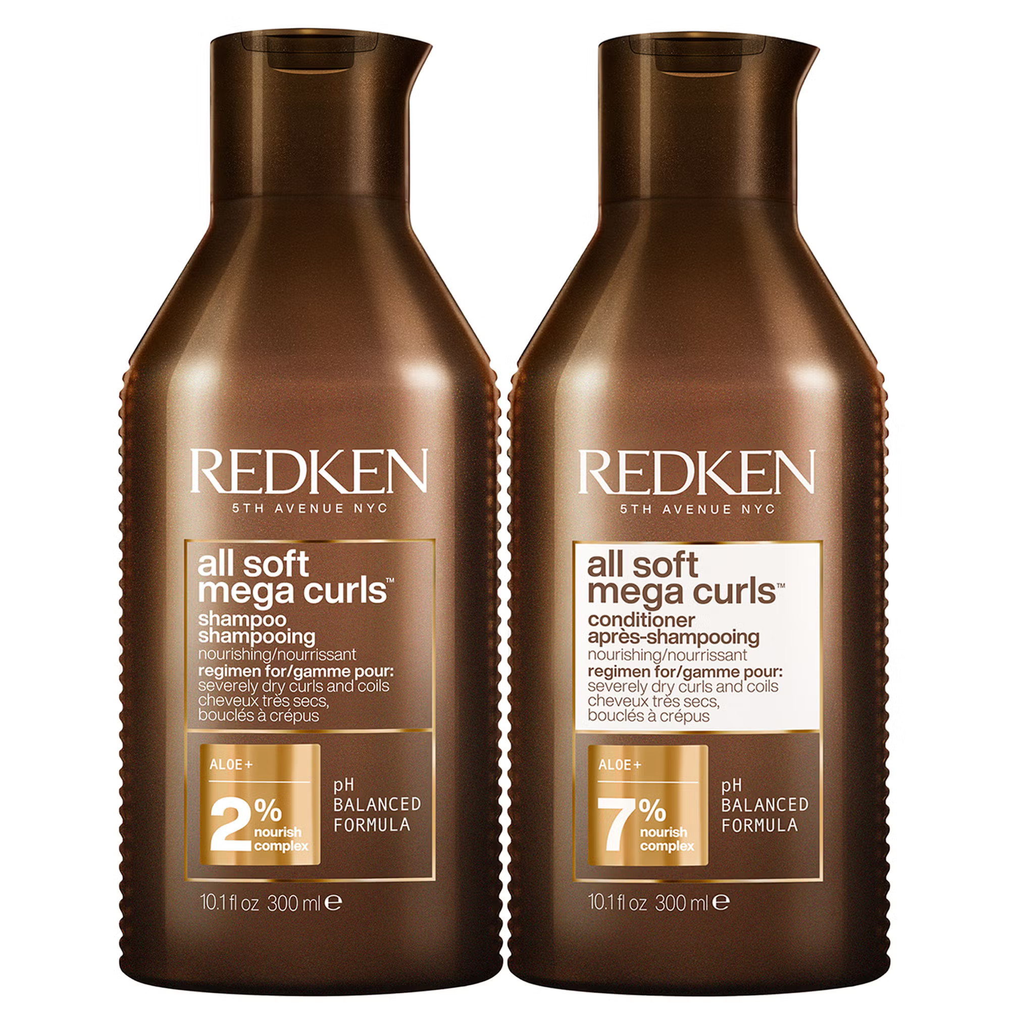 Redken All Soft Mega Curl Hydrating and Nourishing Shampoo and Conditioner Bundle for Curly and C... | Look Fantastic (UK)