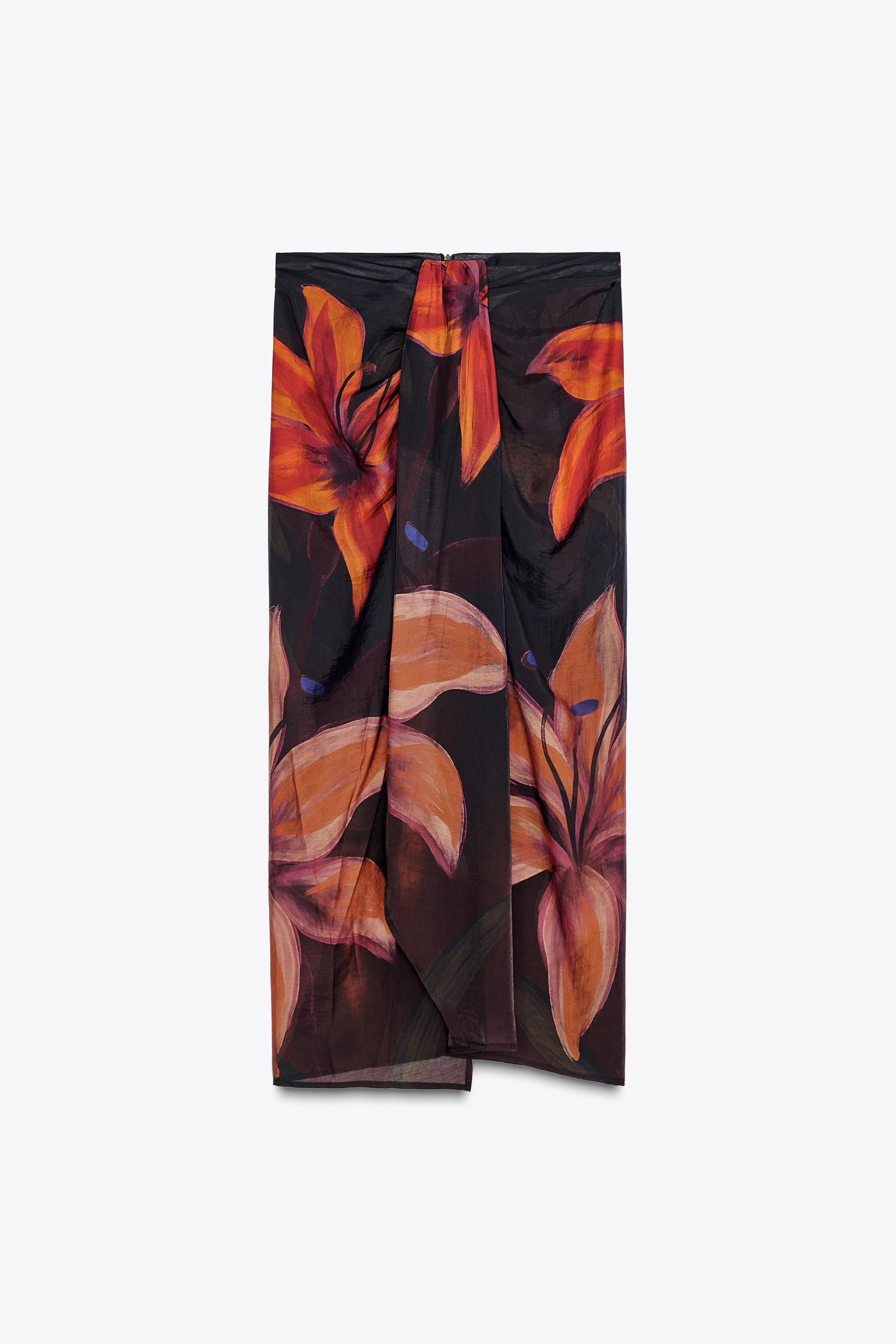 FLORAL PRINT SARONG | Zara US