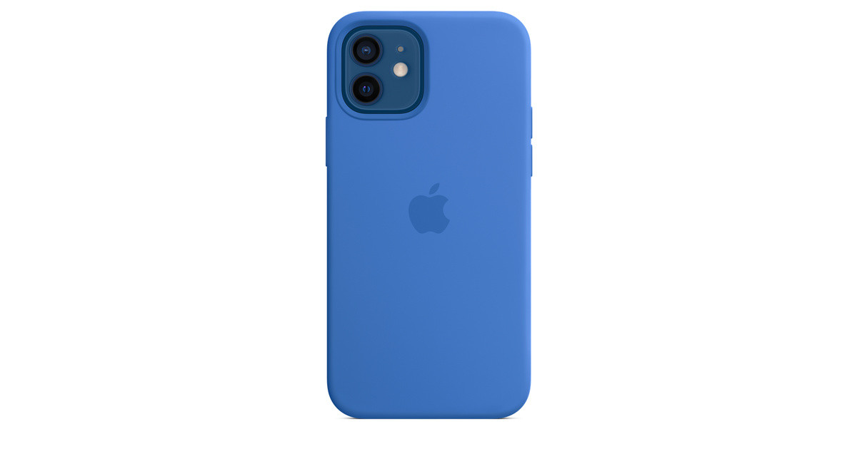 iPhone 12 | 12 Pro Silicone Case with MagSafe - Capri Blue | Apple (US)