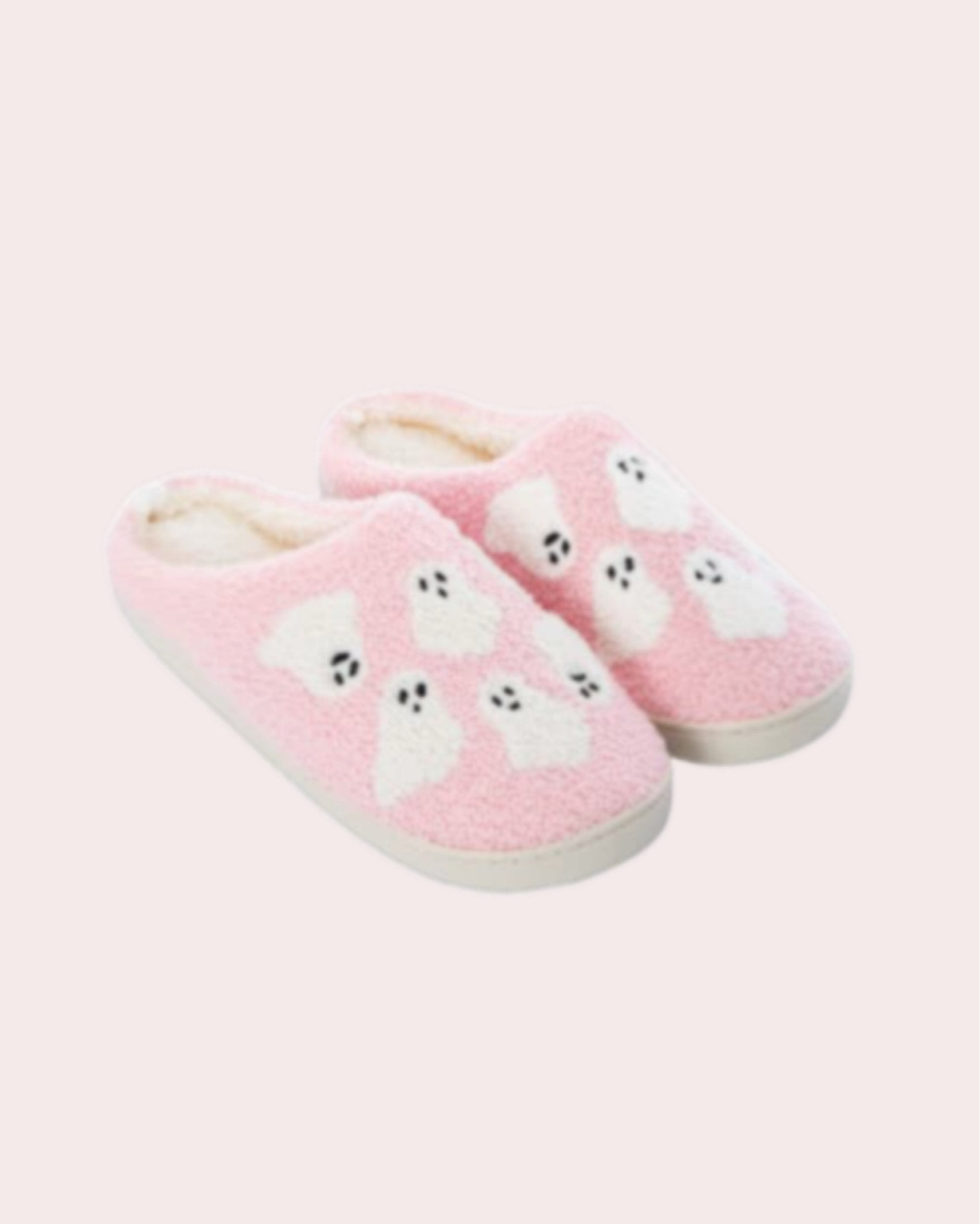 $5 Women's Halloween Pink Ghost Slippers

#LTKHome #LTKSeasonal