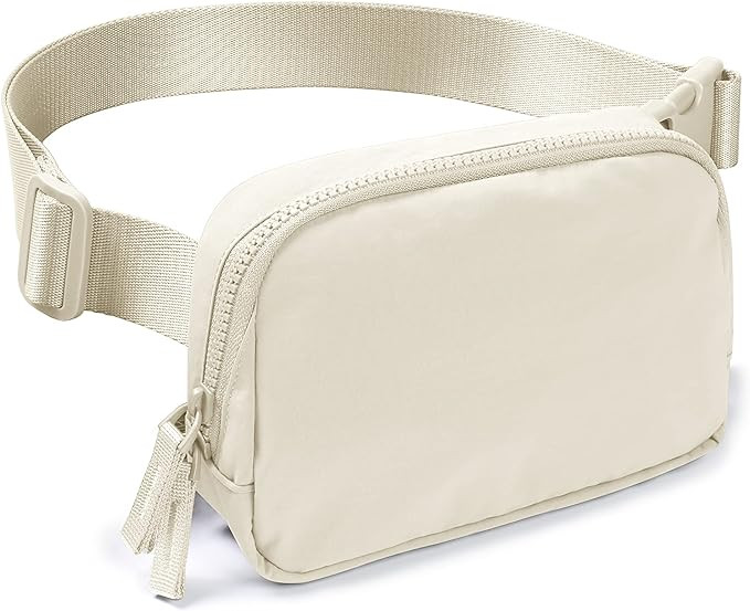 AslabCrew 2-Way Zipper Unisex Belt Bag with Adjustable Strap Fanny Packs Mini Waist Pouch for Out... | Amazon (US)