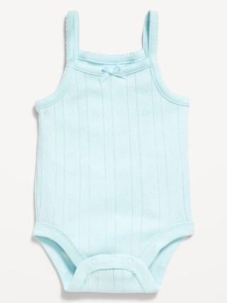 Pointelle-Knit Cami Bodysuit for Baby | Old Navy (US)