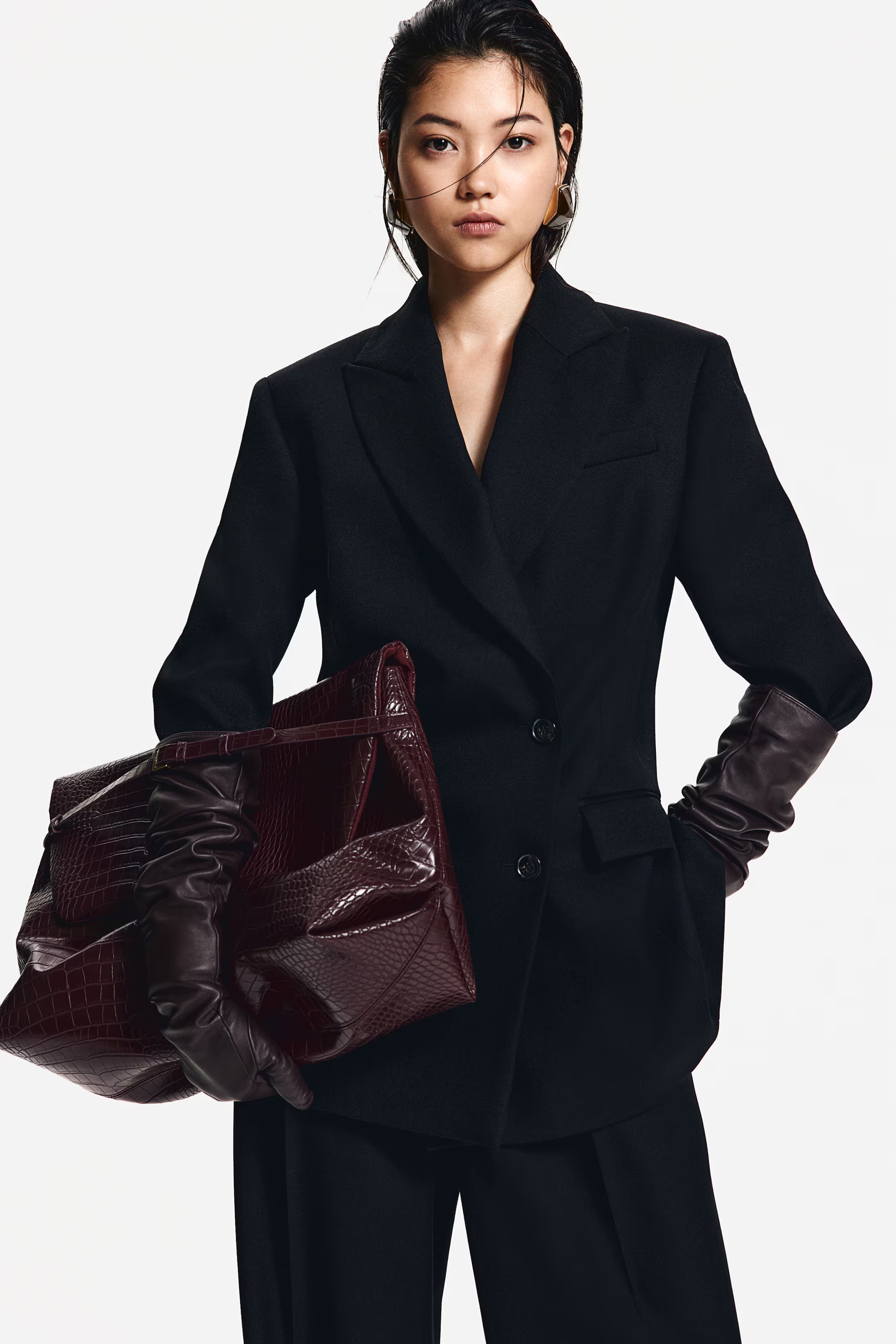 Americana de doble botonadura en lana | H&M (FR, IT, ES, PT, BE)