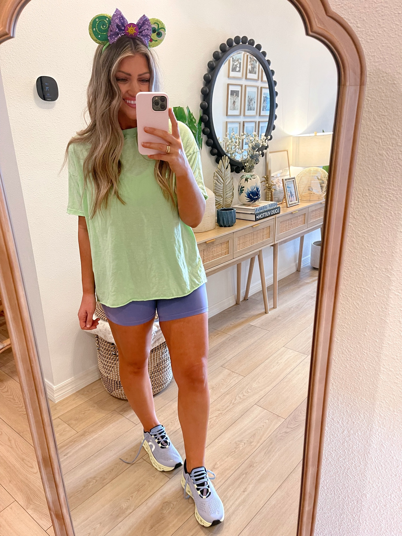 Pascal💜💚🦎DISNEY OUTFITS🥰 perfect for spring break or summer trips!! This is part 1!!! Stay tuned for part 2! // SIZING: I’m wearing my true small in every item EXCEPT a medium in the black amazon shorts! // 

Spring break outfit
Spring break style
Travel outfit
Florida style
Orlando
Disneyland
Disney outfit 
Disney style 
Mom outfit
Athleisure wear
Active wear 


Follow my shop @WhatLizisLoving on the @shop.LTK app to shop this post and get my exclusive app-only content!

#liketkit #LTKSeasonal #LTKfindsunder50 #LTKVideo
@shop.ltk
https://liketk.it/4wIYt