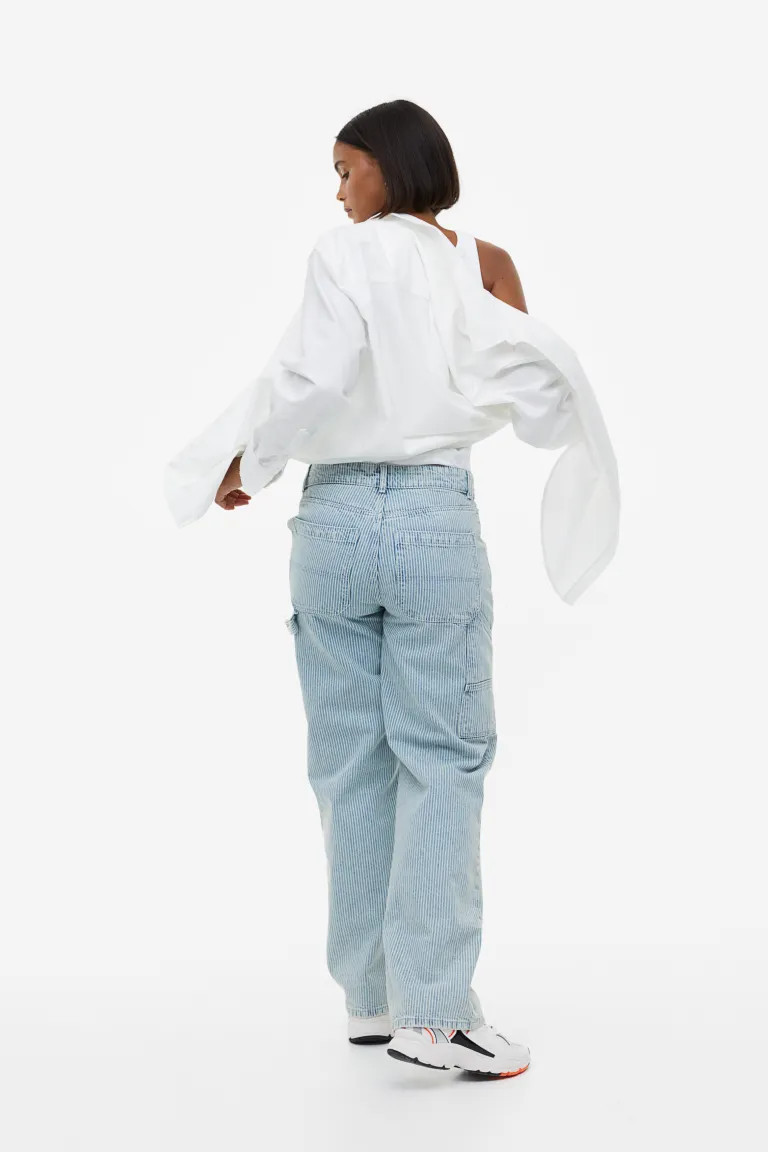 Straight Regular Cargo Jeans | H&M (US + CA)