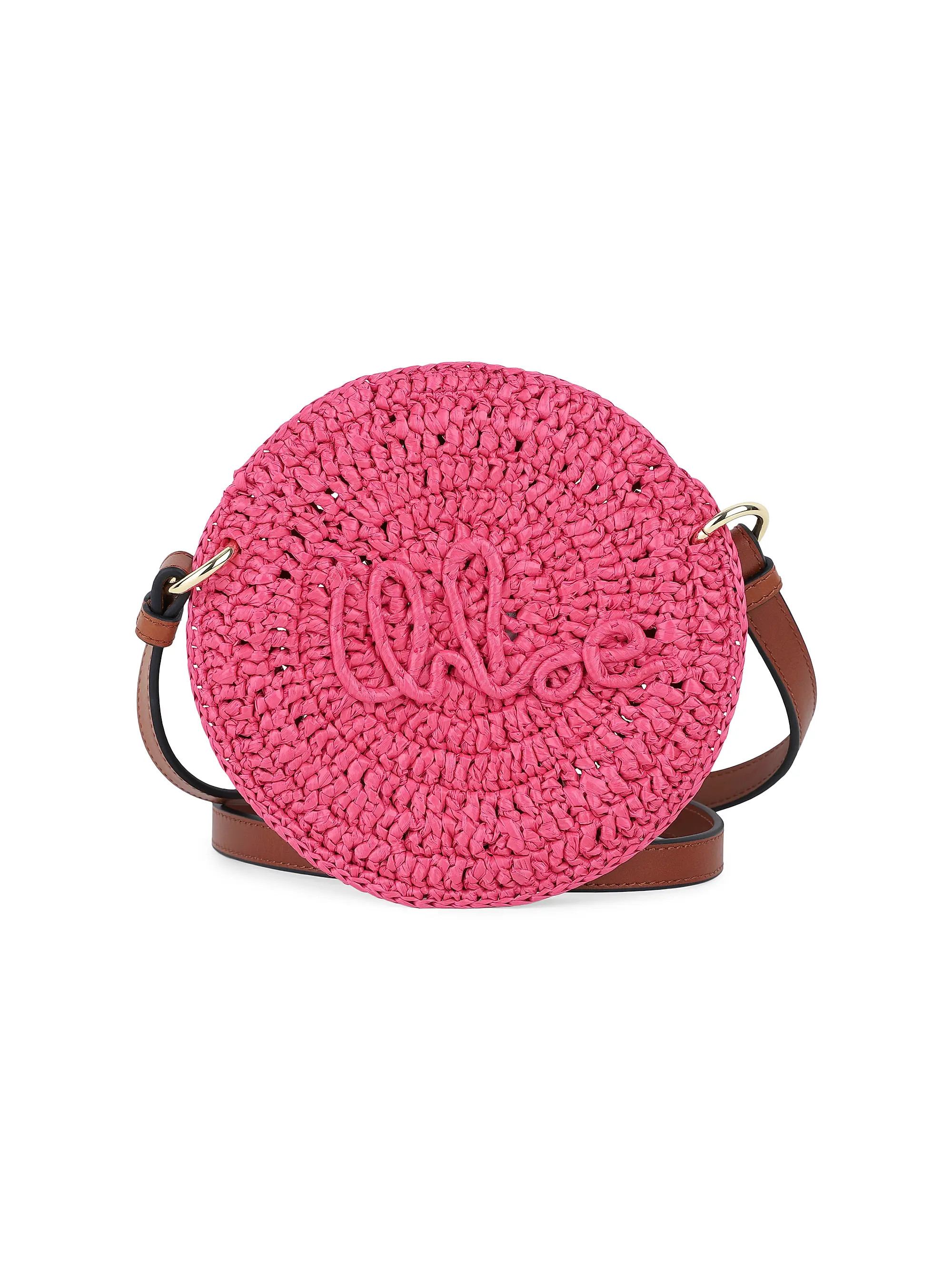 Girl's Logo Straw Crossbody Bag | Saks Fifth Avenue