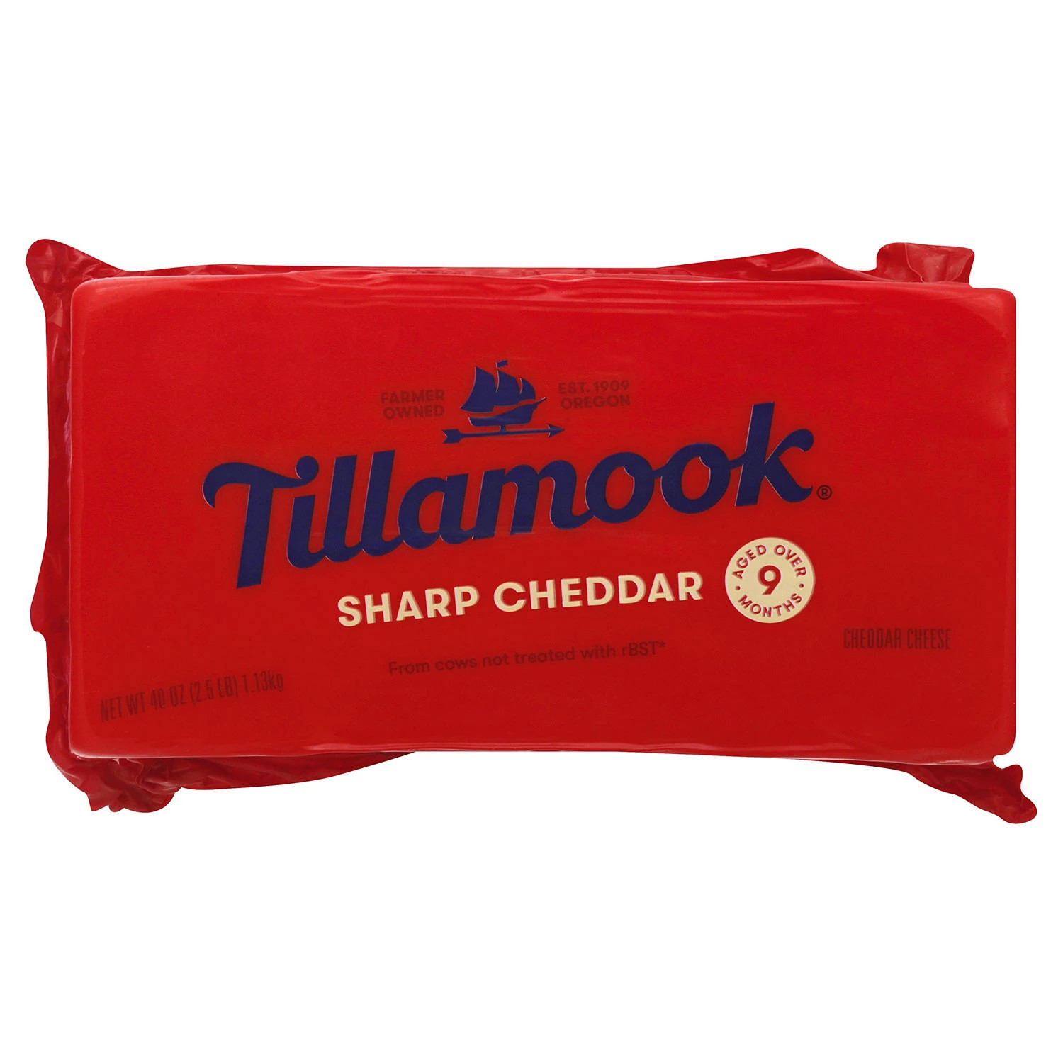 Tillamook Sharp Cheddar Cheese, 2.5 lbs. | Sam's Club