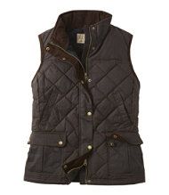 Women's L.L.Bean Upcountry Waxed Cotton Down Vest | L.L. Bean