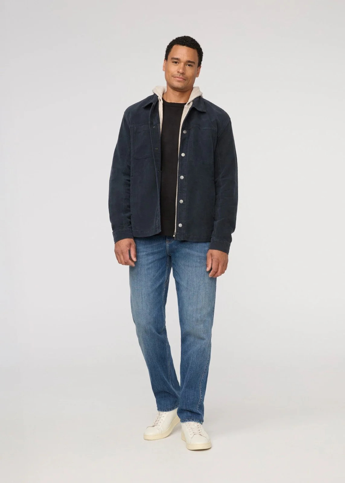 Performance Denim+ Relaxed Straight - Dust Storm Indigo | DUER