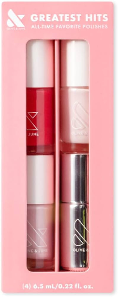Olive & June Best Sellers Nail Polish Set | Includes 3 Long Lasting Shades (Cockatoo, Pink Sands,... | Amazon (US)
