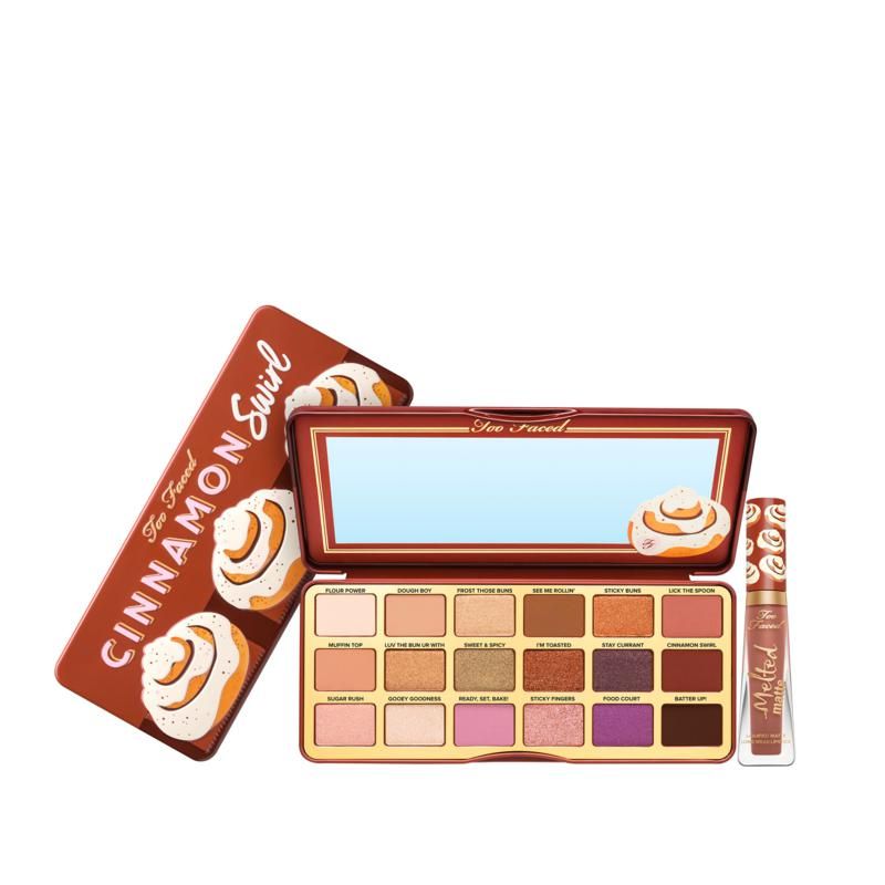 Too Faced Cinnamon Swirl Palette & Melted Matte Lip - 20160960 | HSN | HSN