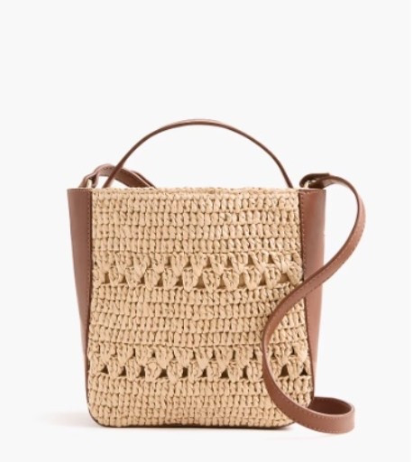 Raffia woven crossbody bag 

#LTKSeasonal #LTKSaleAlert