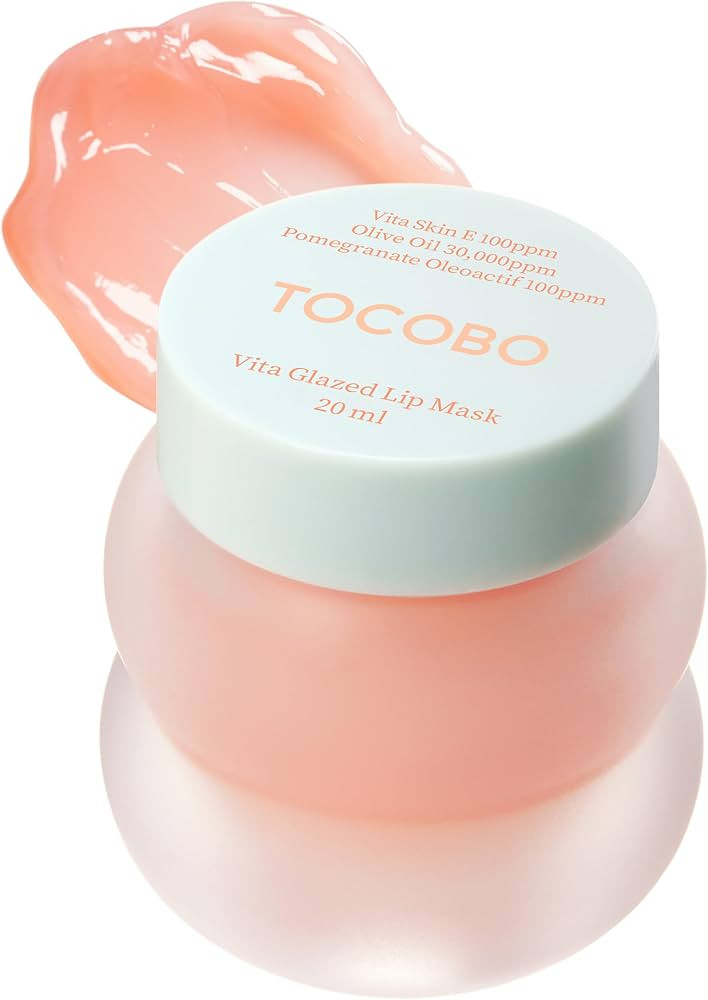 TOCOBO Vita Glazed Lip Mask – Korean Vegan Lip Scrub & Overnight Exfoliating Treatment for Dry,... | Amazon (US)