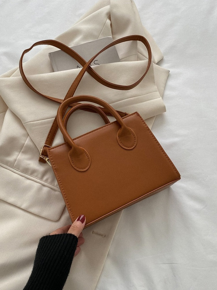 Minimalist Double Handle Square Bag
       
              
              GBP£7.25      
        ... | SHEIN