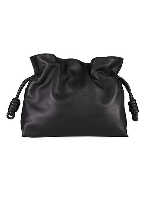 Loewe Flamenco Leather Drawstring Clutch | Saks Fifth Avenue
