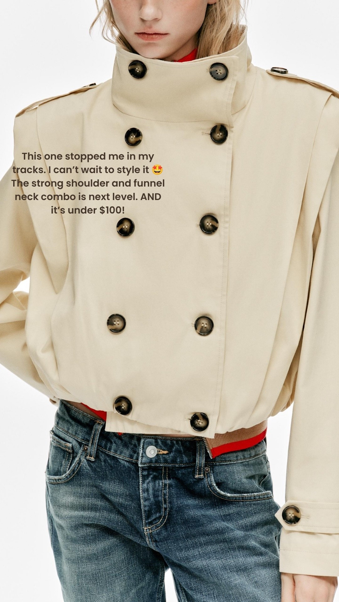 The fall finds I’m loving and buying in my 30s! This trench strolled me in my tracks! I still can’t believe it’s under $100 🤩 

fall outfits, fall fashion, fashion over 30, cropped trench coat, Zara finds, Zara fashion

#LTKSeasonal