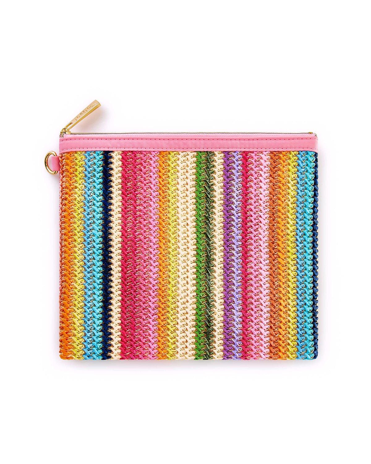 Bring On The Fun Luxe Woven Rainbow Everything Pouch | Packed Party