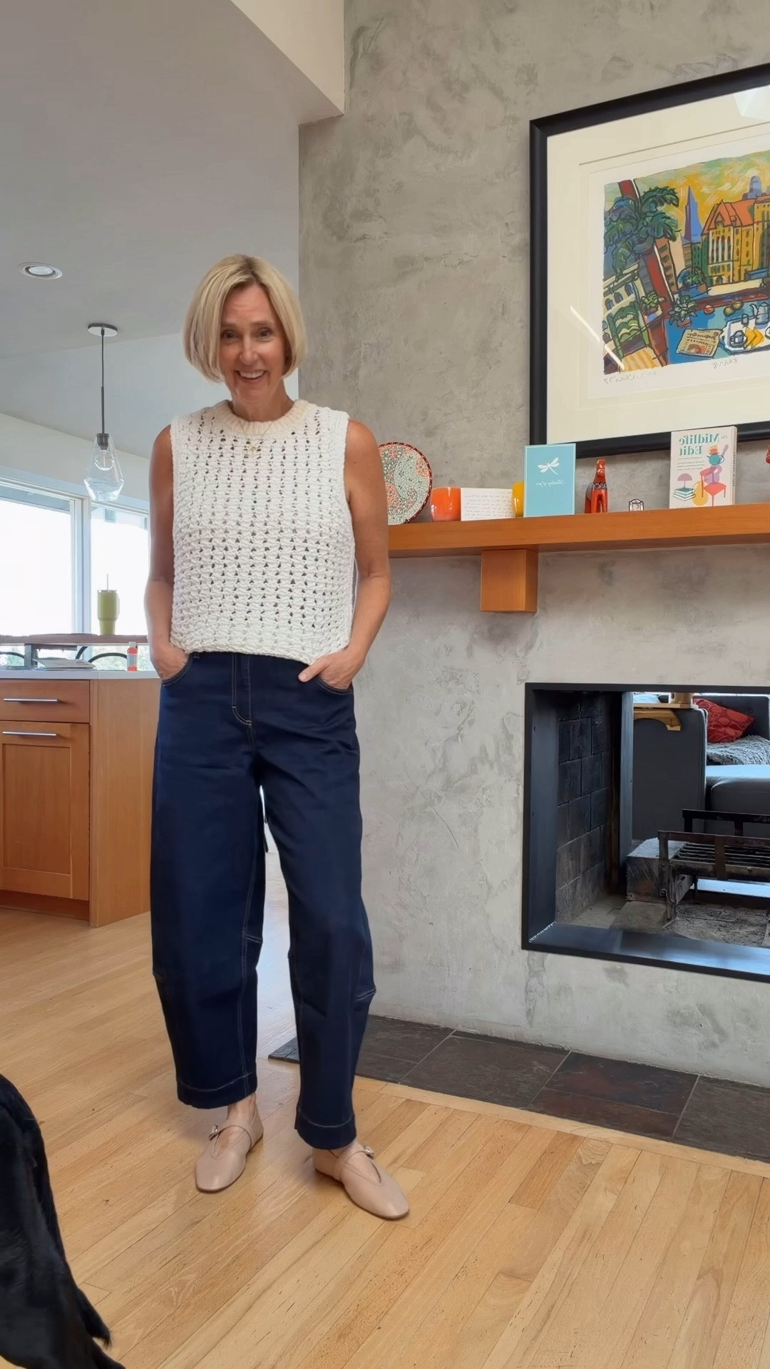 I had a 30 year career at Nordstrom and we started dressing for Fall in July 😜

These days I'm dressing for current weather but every once in a while I pounce on something fabulous so I already have it the second the temperature drops.

That's how I feel about these dark denim jeans. They have a fabulous barrel shape, a bit of stretch for comfort and will eventually look great with sweaters! In the meantime they are perfect for an evening out with something sleeveless and sandals 😍

#LTKootd #LTKOver40 #LTKMidsize