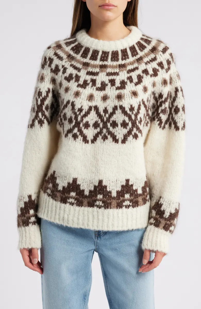 Fair Isle Alpaca Blend Sweater | Nordstrom Rack