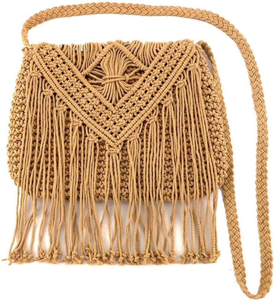 cuiab, Handwoven Straw Shoulder Bag Woven Straw Bag Summer Beach Handbag | Amazon (US)