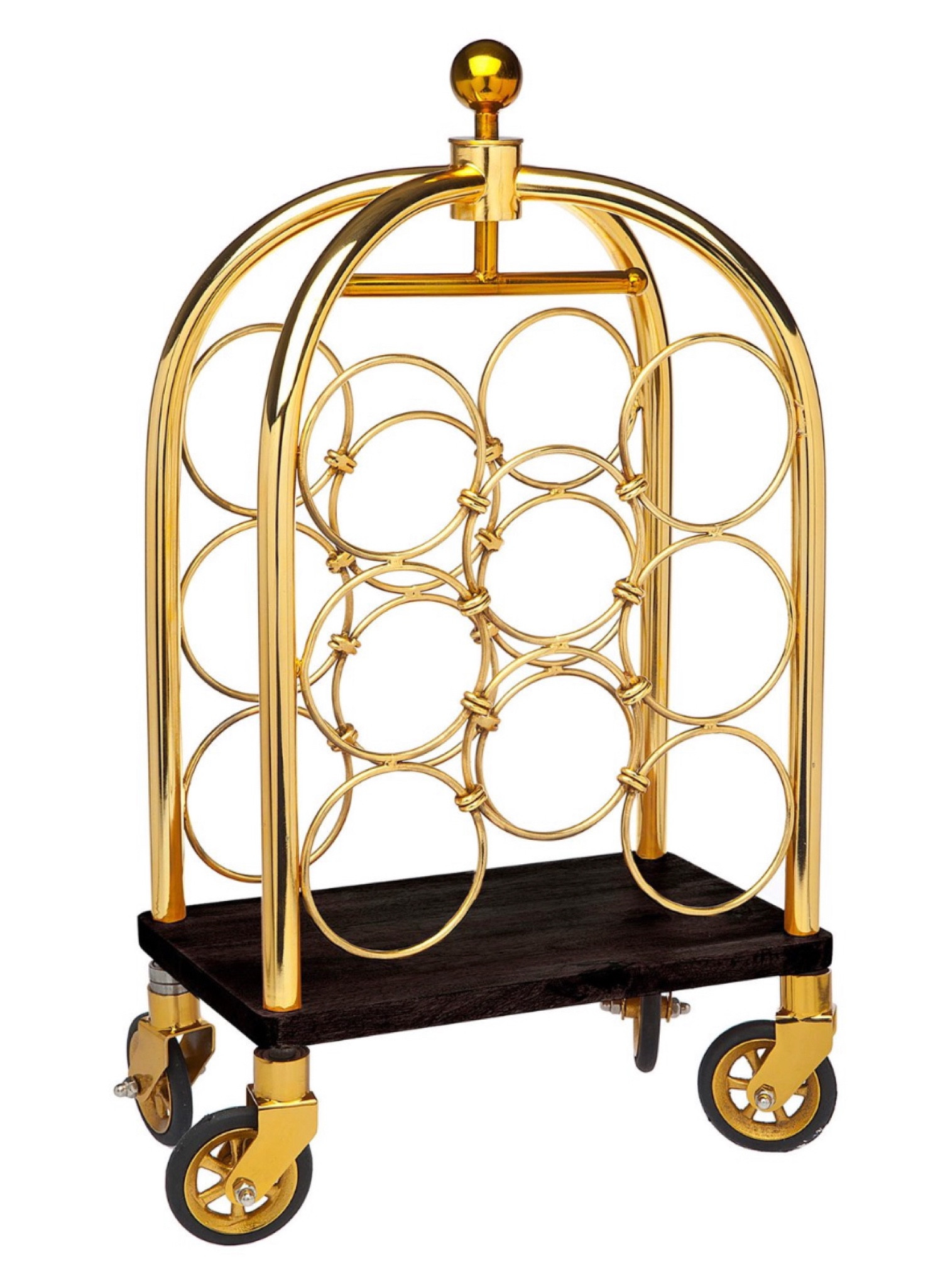 The cutest wine bottle cart ever! Perfect gift for the avid traveler too! 

#LTKhome